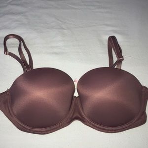 Used PINK PushUp Wear Everywhere Toupe Bra. 36B